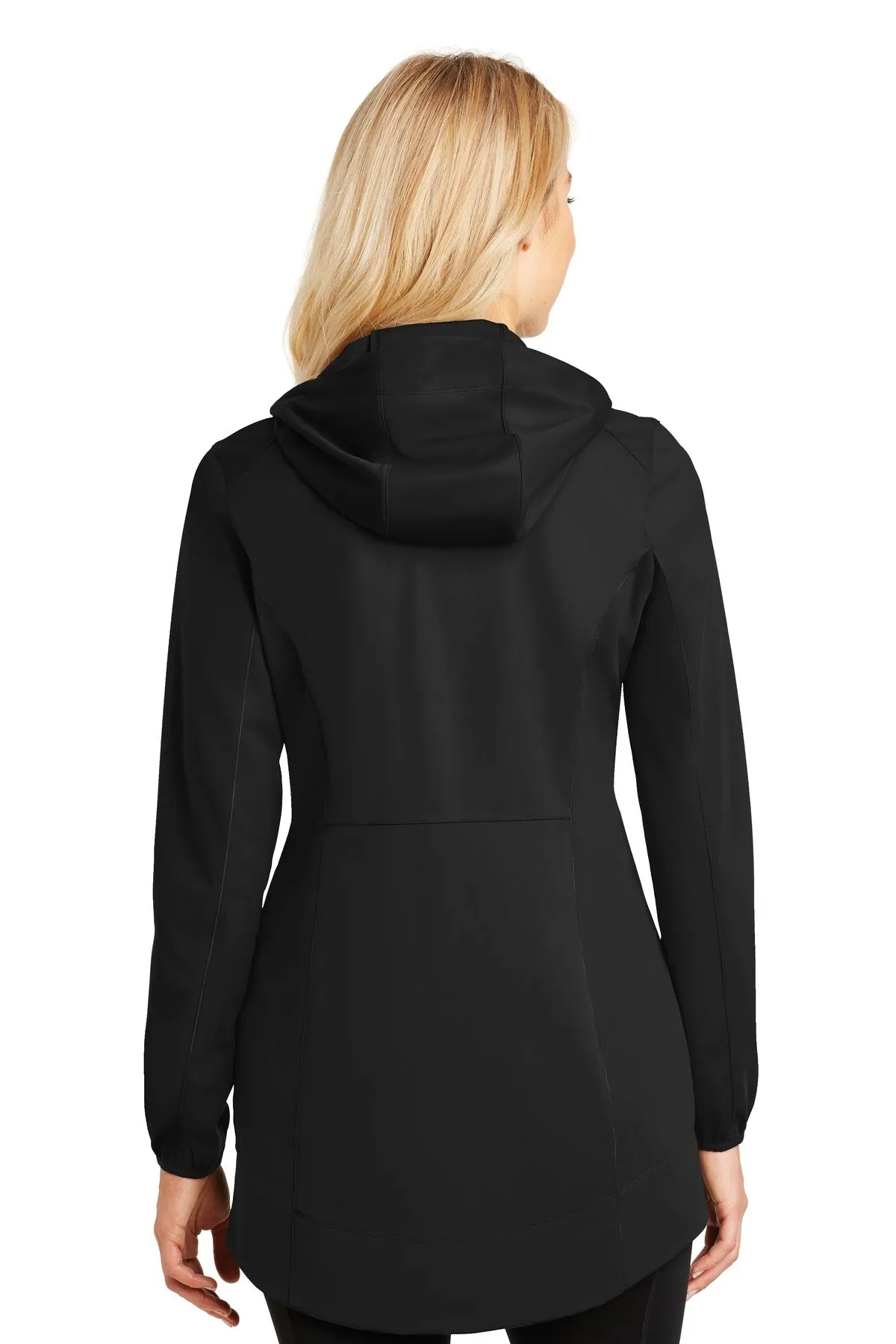 Port Authority Women's Active Hooded Soft Shell Jacket. L719 Deep Black