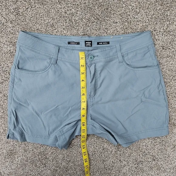 prAna Women's Halle Short II Standard Fit Vermont Green Stretch Women's Size 14
