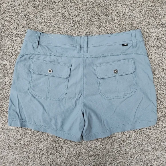 prAna Women's Halle Short II Standard Fit Vermont Green Stretch Women's Size 14