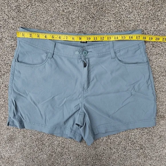 prAna Women's Halle Short II Standard Fit Vermont Green Stretch Women's Size 14