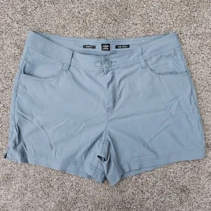 prAna Women's Halle Short II Standard Fit Vermont Green Stretch Women's Size 14