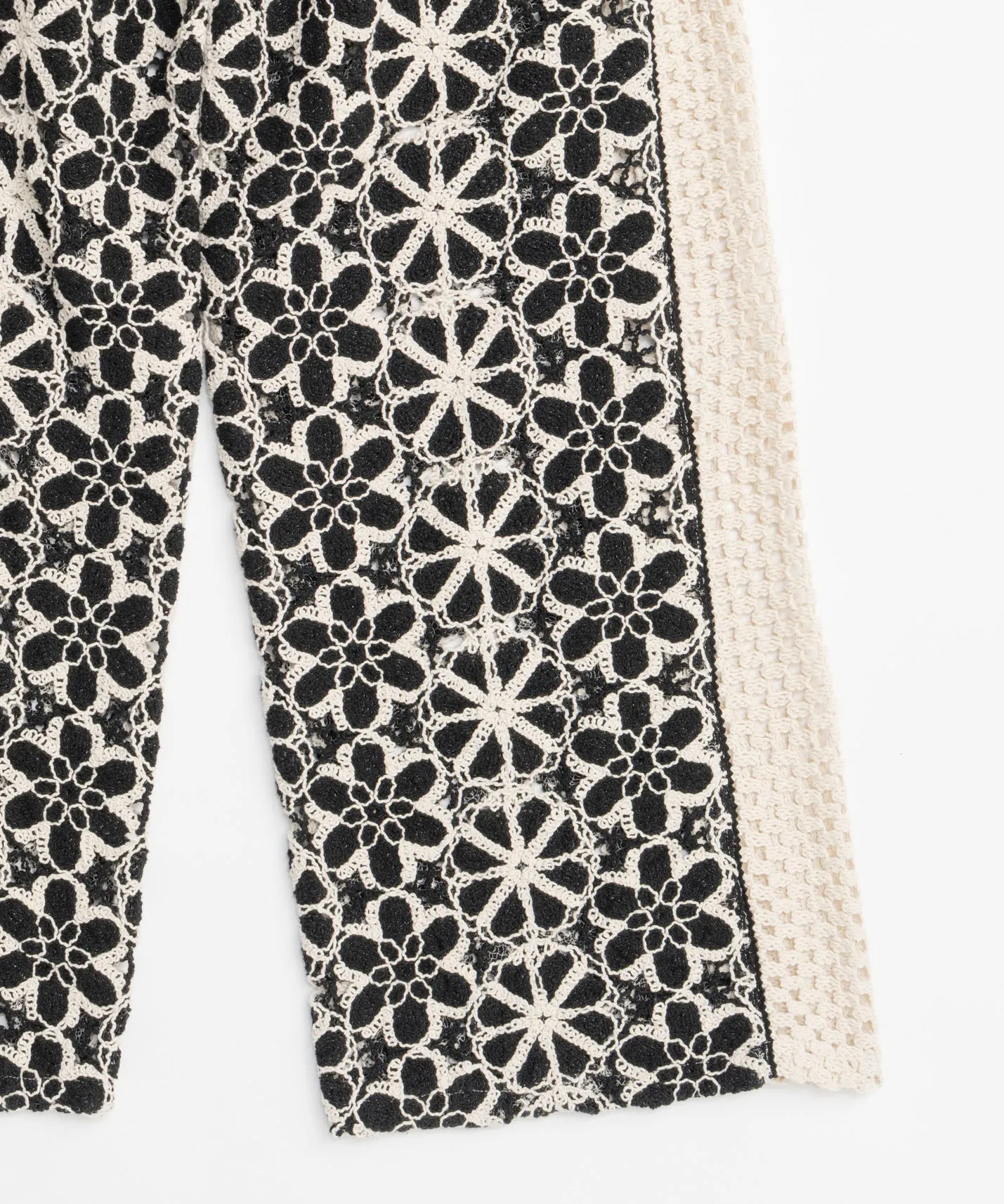 【PRE-ORDER】Mixed Lace Easy Pants
