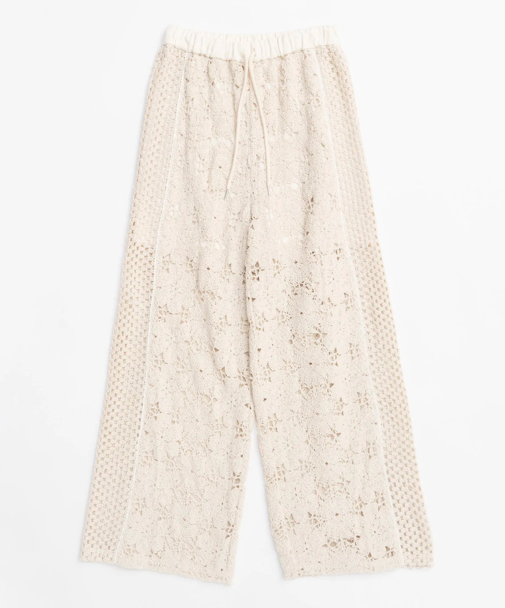 【PRE-ORDER】Mixed Lace Easy Pants