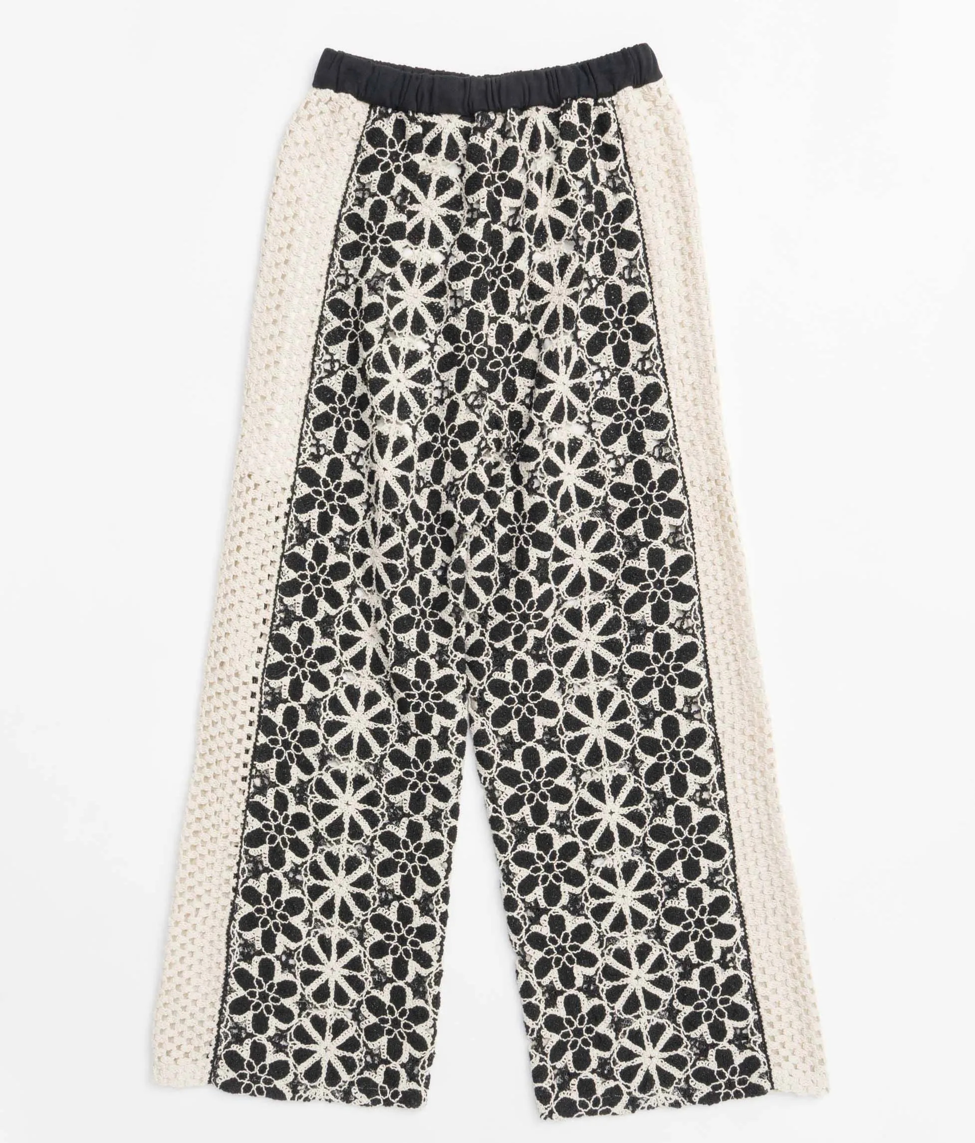 【PRE-ORDER】Mixed Lace Easy Pants