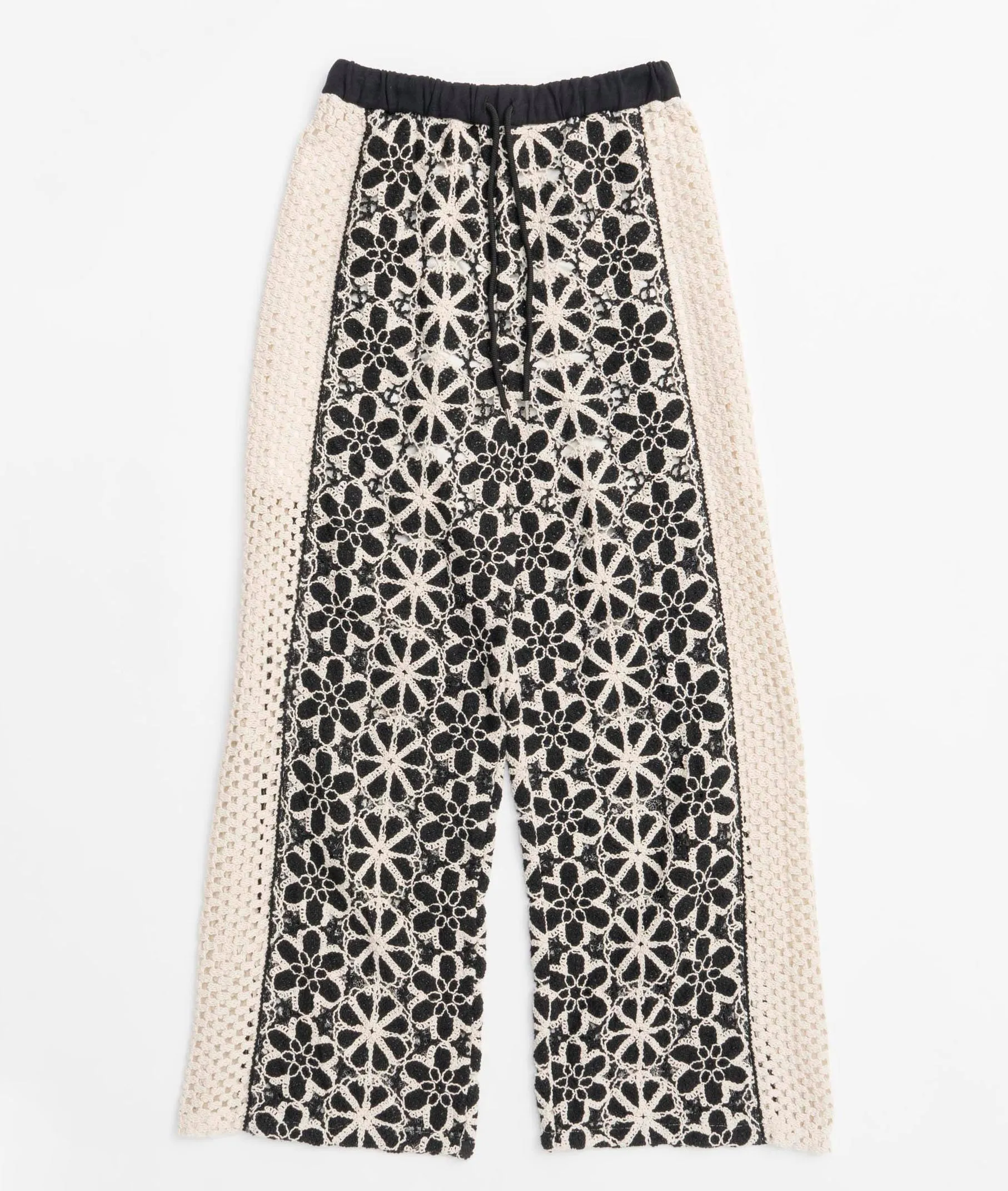 【PRE-ORDER】Mixed Lace Easy Pants