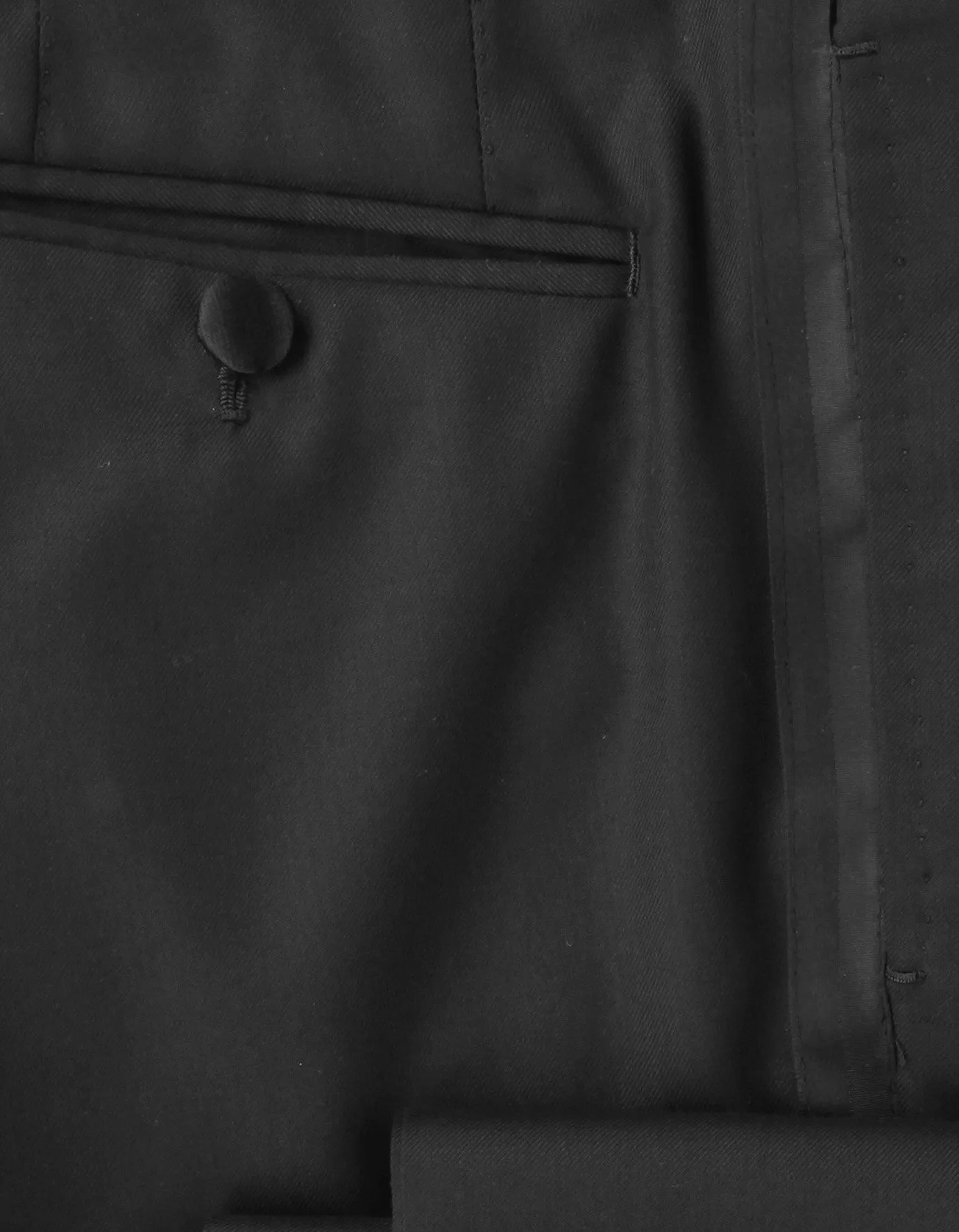 Principe d'Eleganza Black Tuxedo Pants
