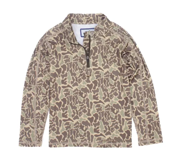 Properly Tied Boys Finn Pullover - Vintage Camo