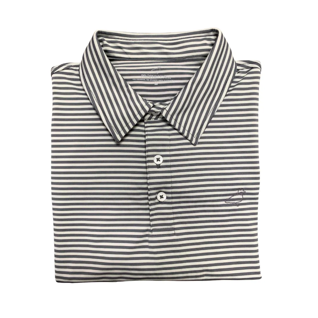 Properly Tied Men's Waverly Polo - Granite