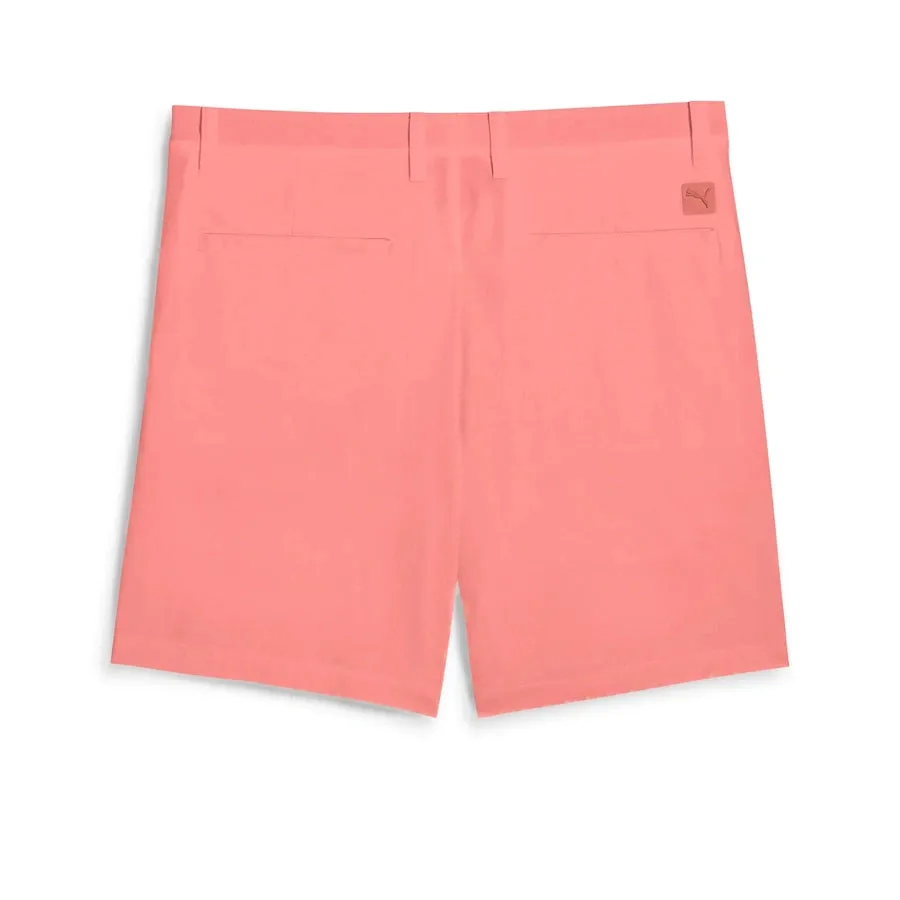 Puma 101 Solid 7" Golf Shorts - Peach