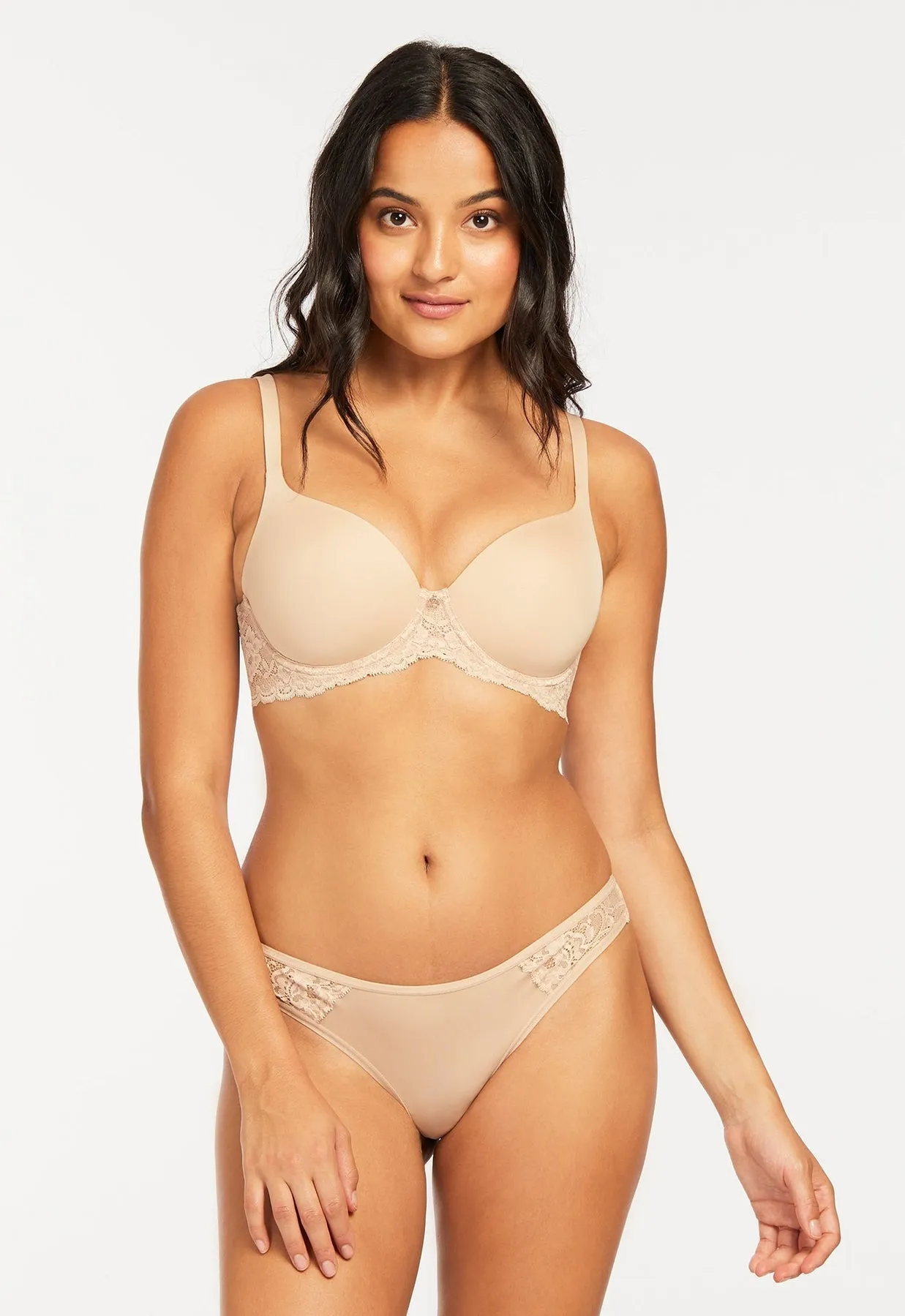 Pure Plus T-Shirt Bra - Sand
