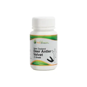 Pure Vitality Velvet Grade C 60 x 250mg