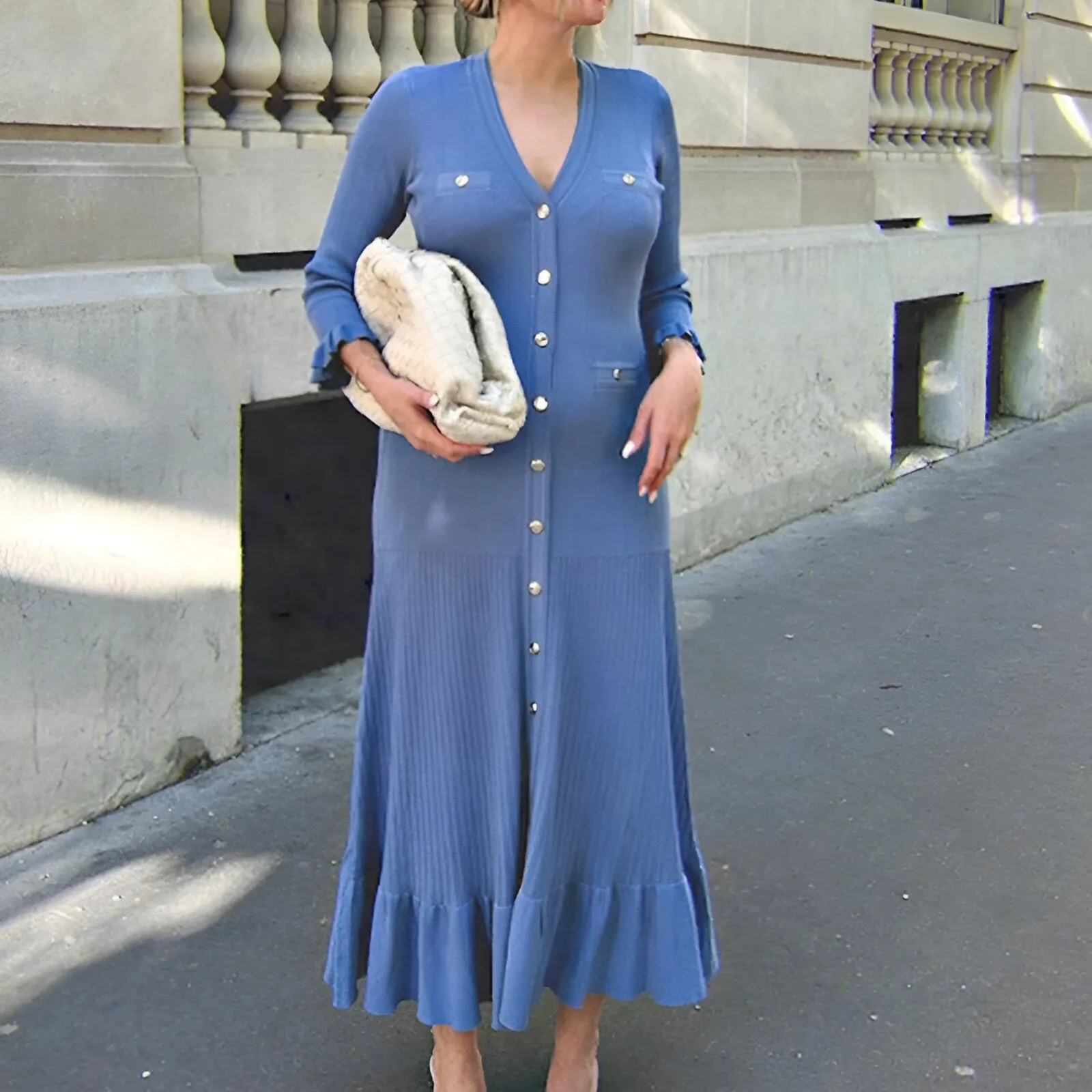 Qnqo | Effortlessly chic knitted dress