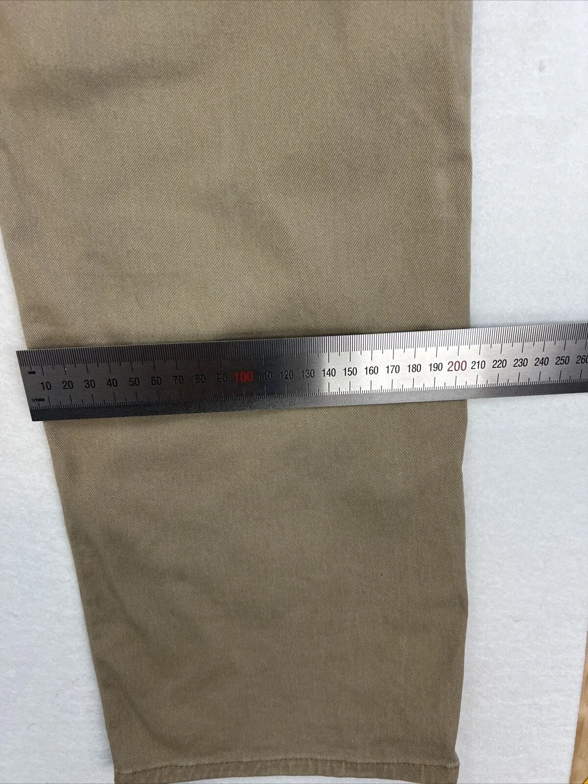 Quiksilver Mens Beige Slim Fit Chinos Size 38