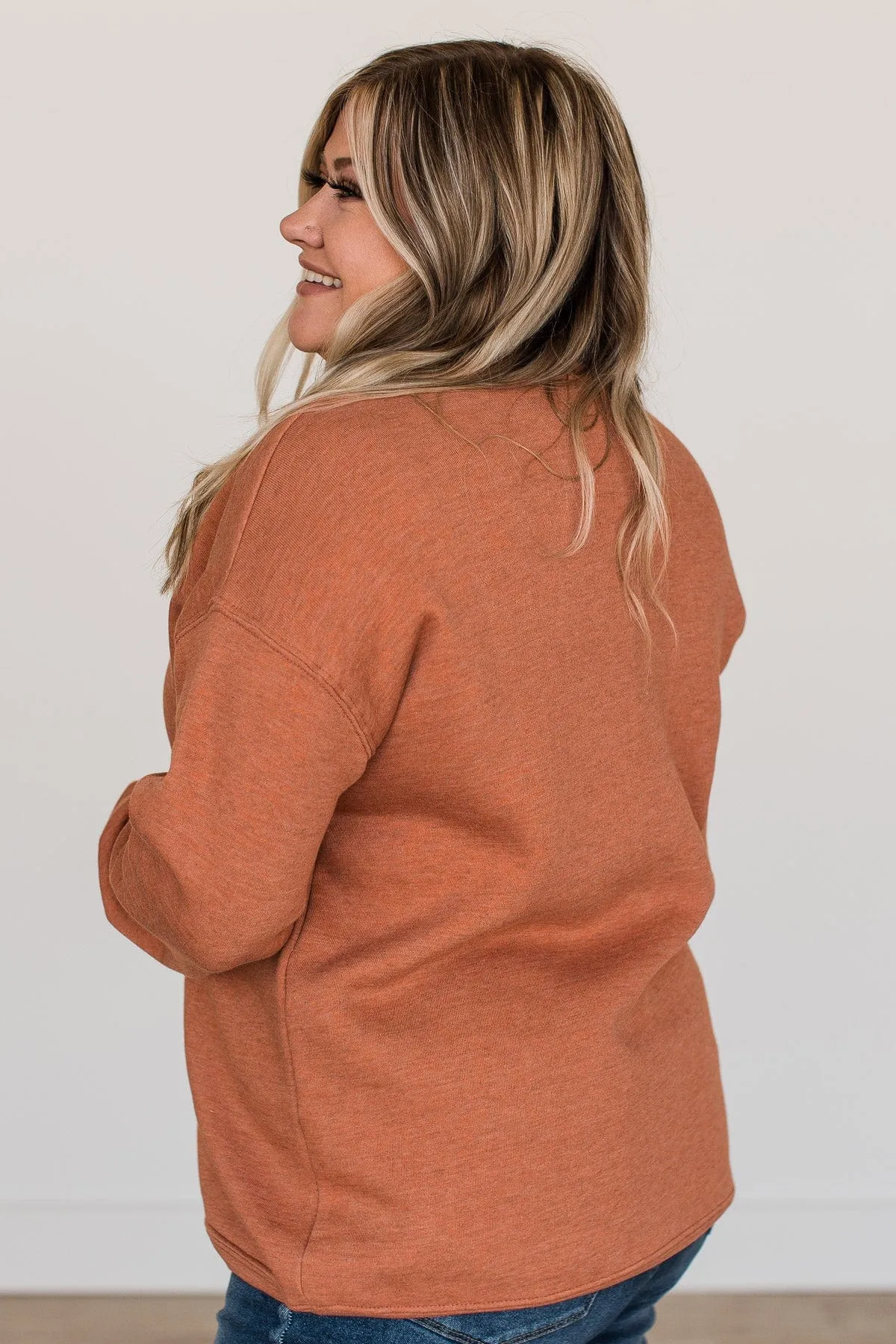 "Farm Fresh Pumpkins" Crew Neck- Pumpkin Orange