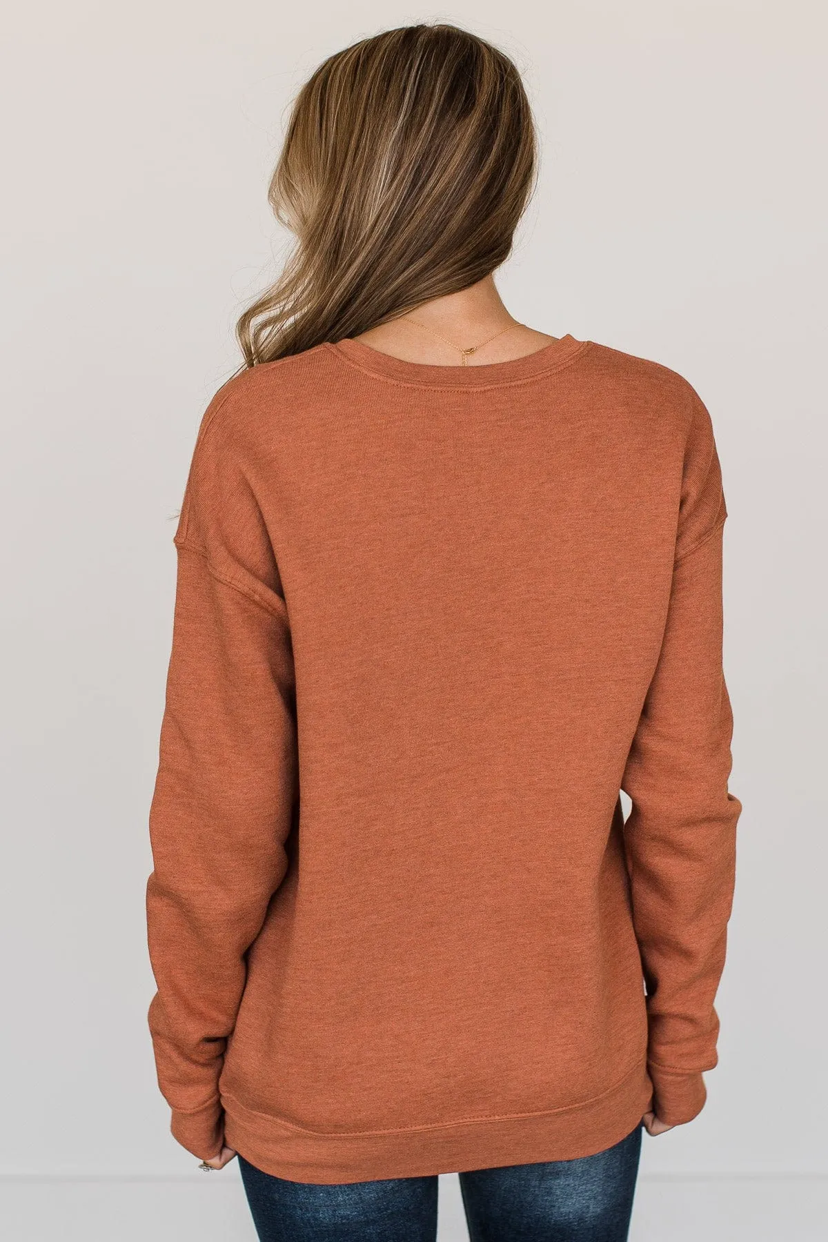 "Farm Fresh Pumpkins" Crew Neck- Pumpkin Orange