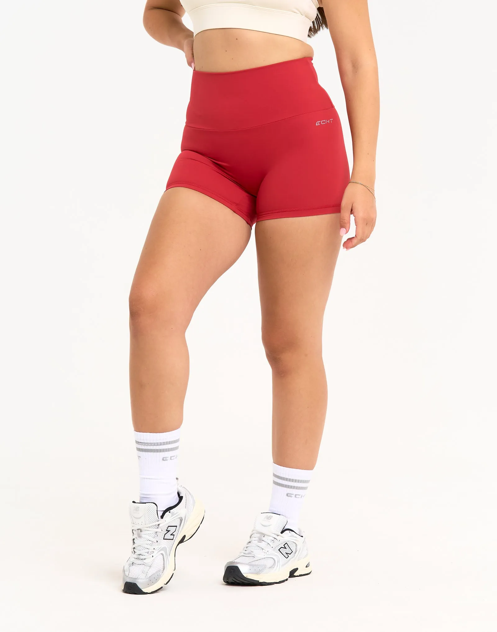Range Bike Shorts 4" - Scarlet Red
