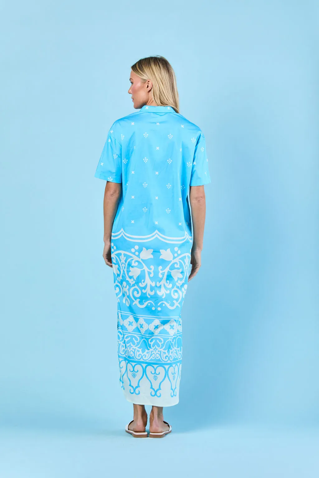 Reese Dress in Sky Tulum