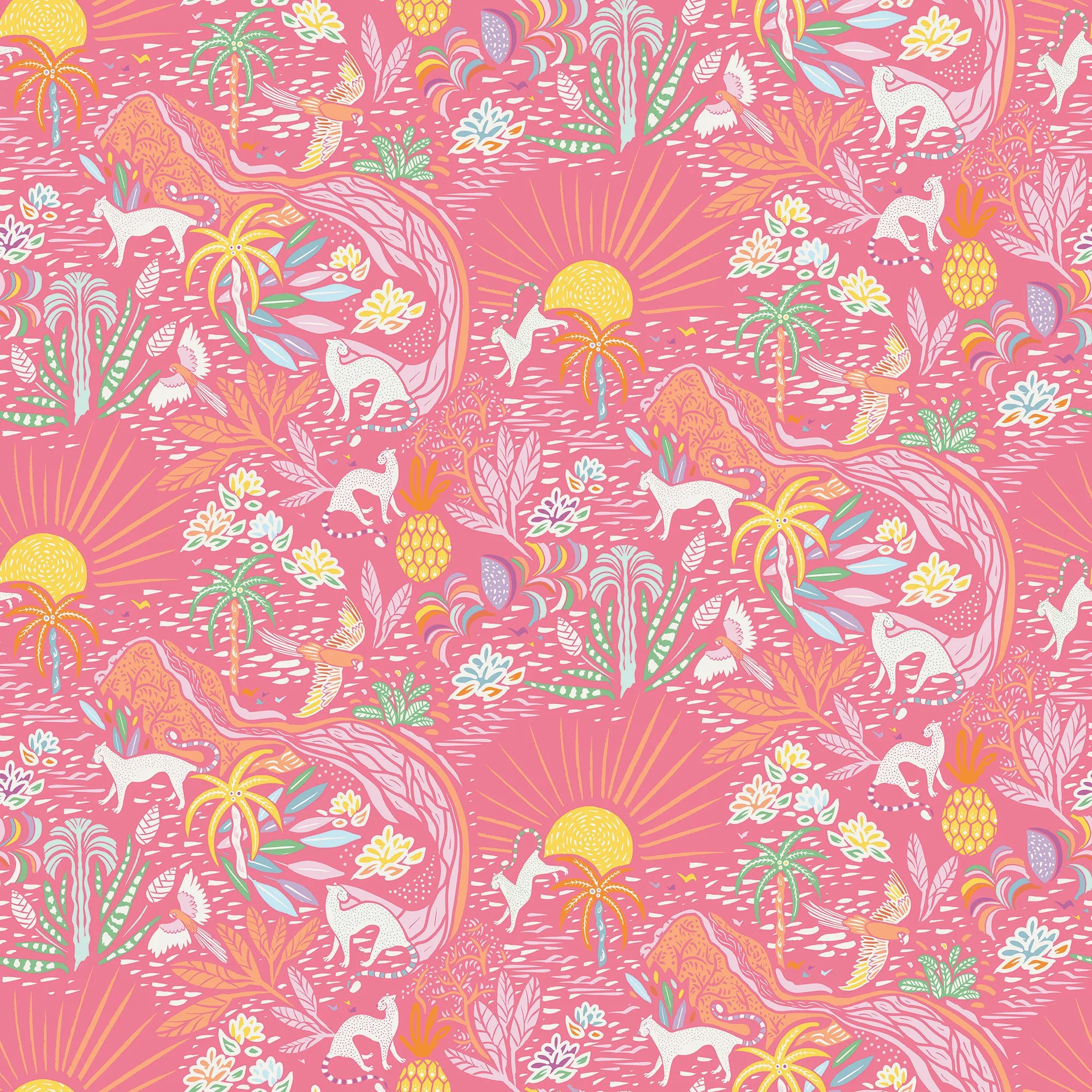 Reese Dress in Whimsical Island Sunrise