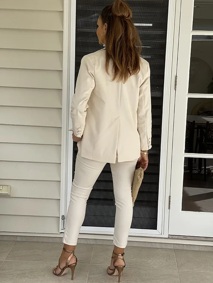 Ruby Capri Pants - Cream