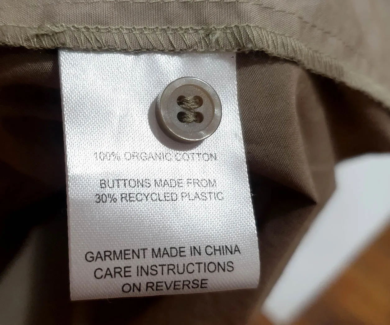 Ruby NZ tan cotton shirt size 18