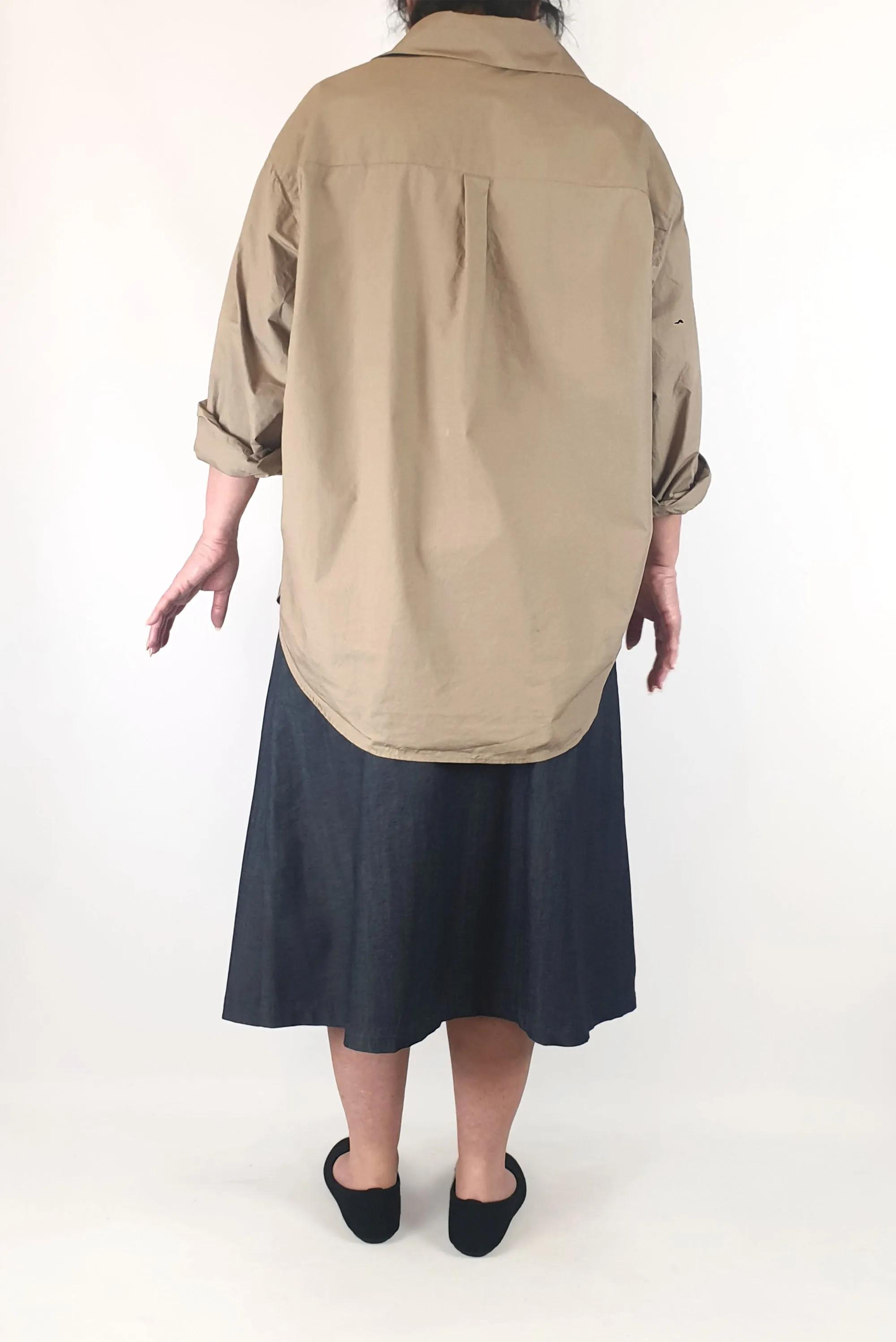 Ruby NZ tan cotton shirt size 18