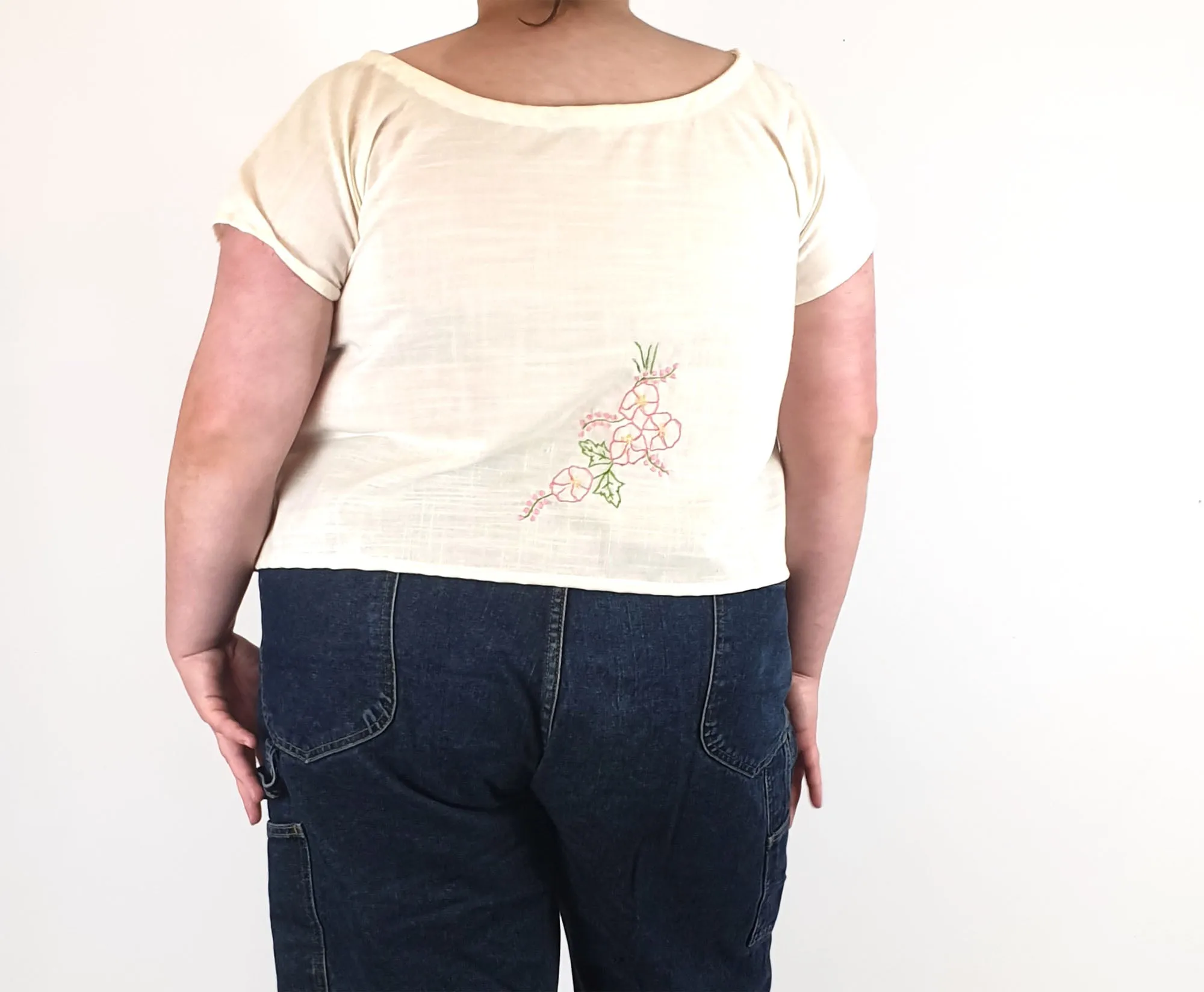 Rummage style cream top size 20