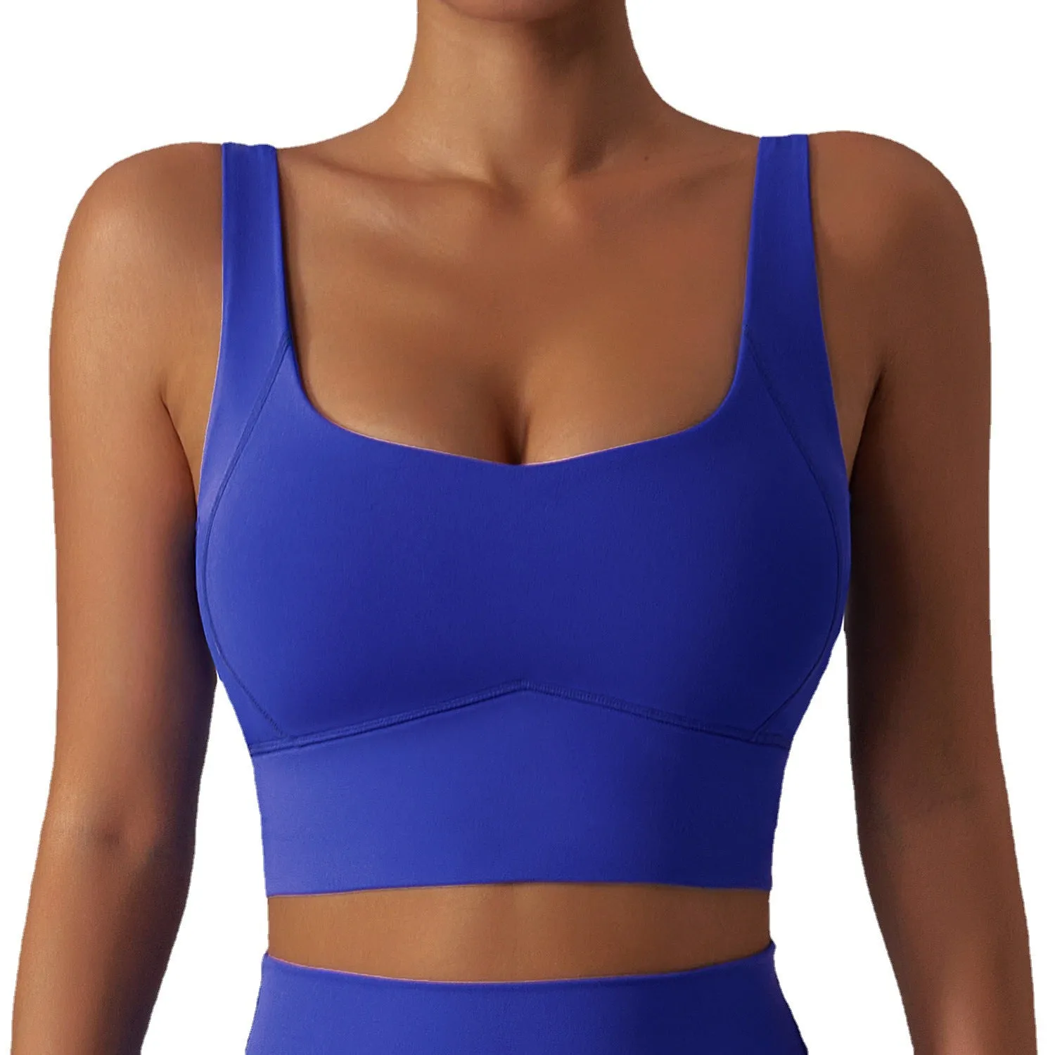 Running Sports Quick-drying Nude Feel Yoga Push Up Bras Shockproof Fitness Vest