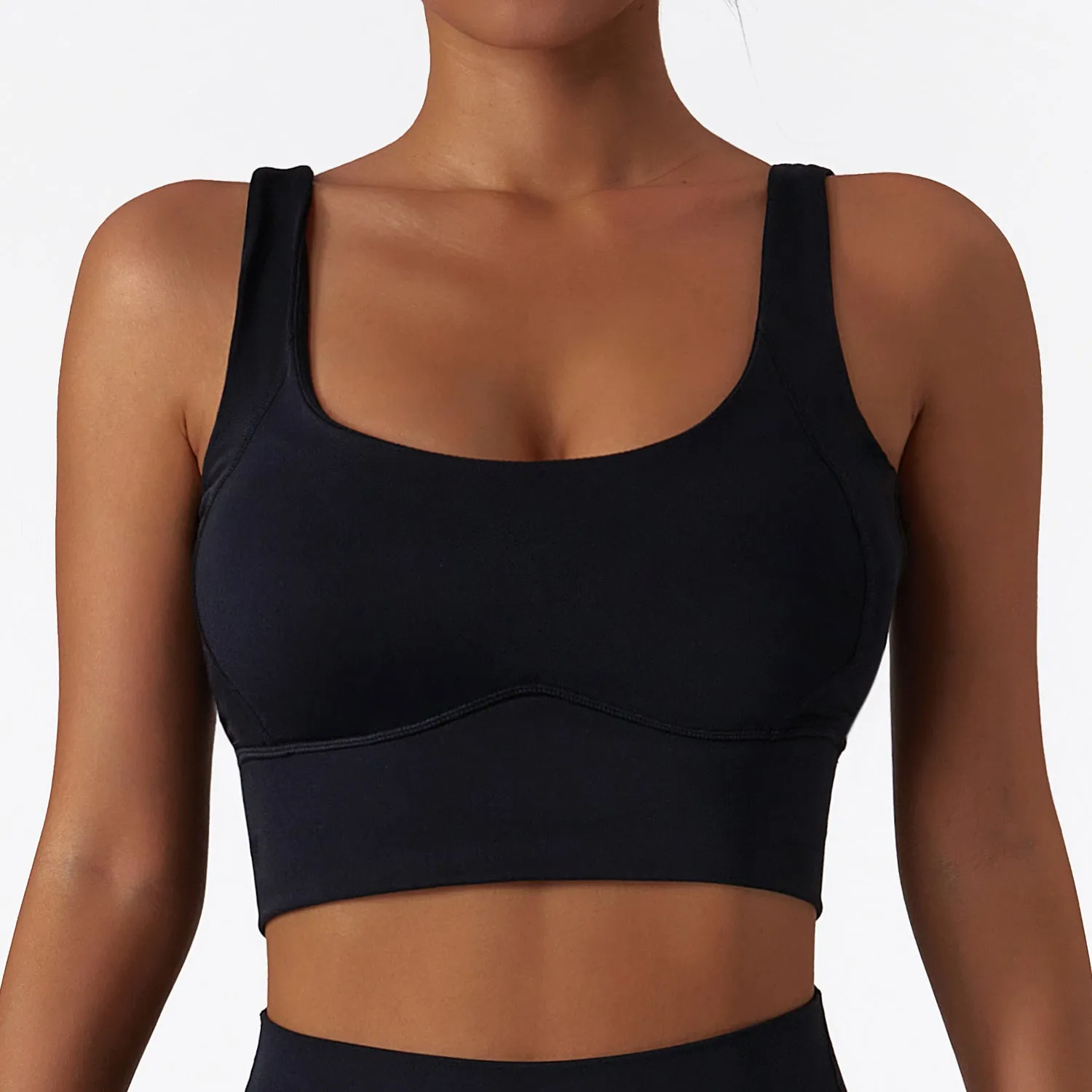 Running Sports Quick-drying Nude Feel Yoga Push Up Bras Shockproof Fitness Vest