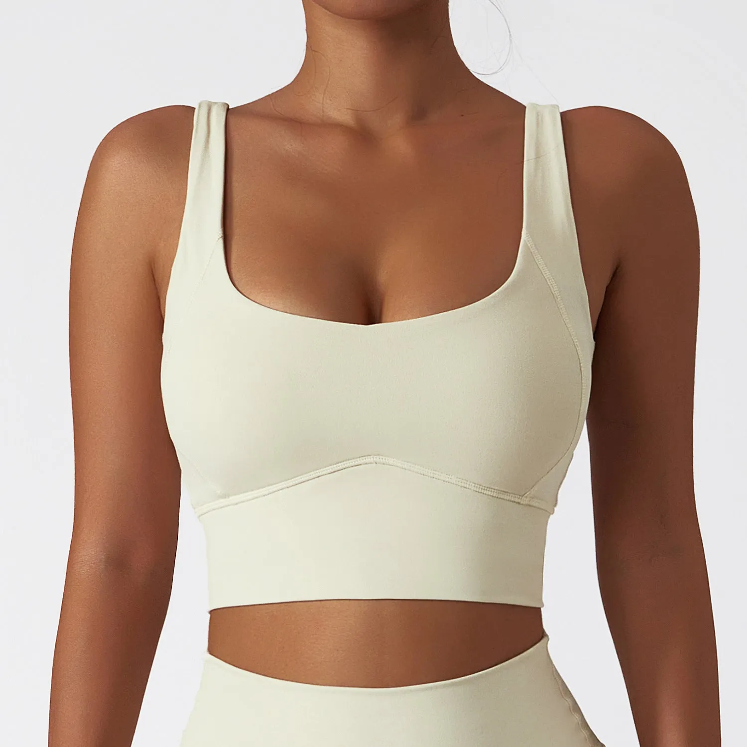 Running Sports Quick-drying Nude Feel Yoga Push Up Bras Shockproof Fitness Vest