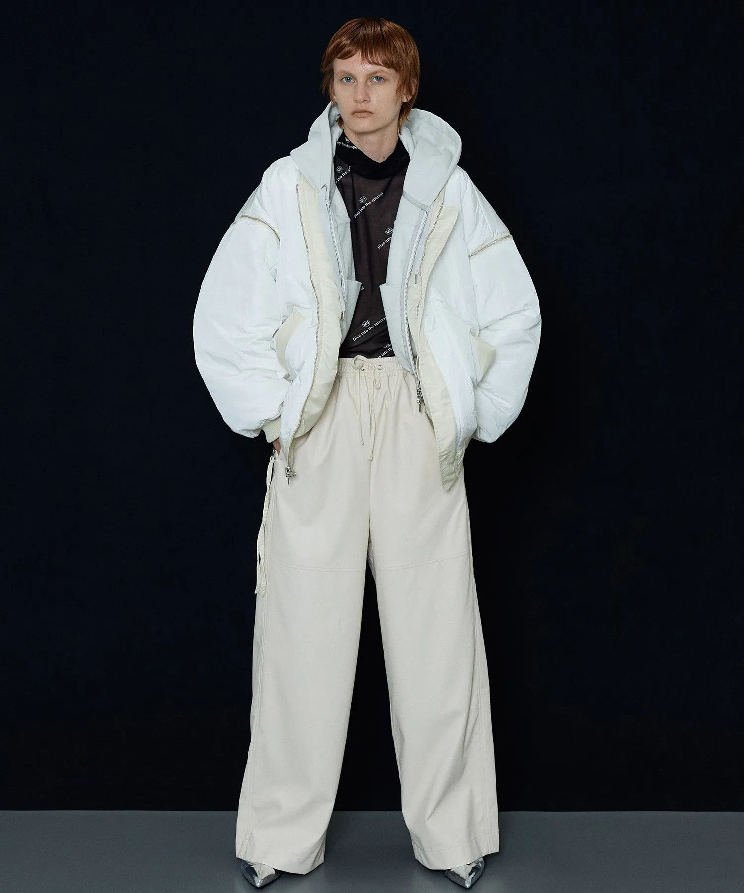 【SALE】Vegan Leather Easy Pants