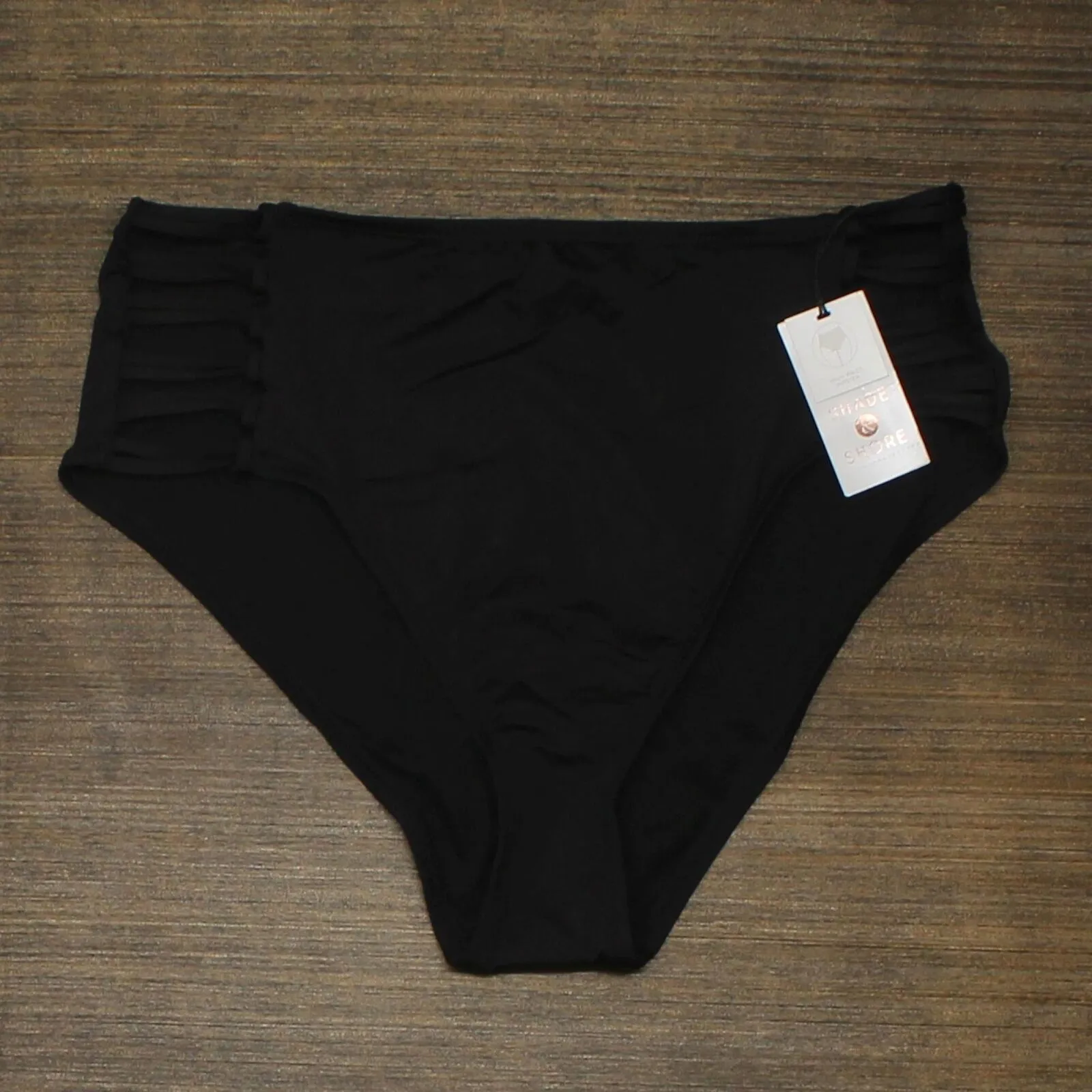 Shade & Shore Swim Knot Side High Waist Bikini Bottom