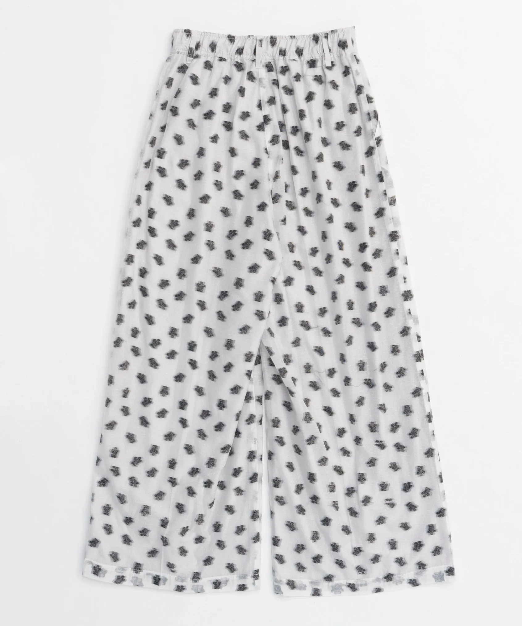 Sheer Jacquard Easy Pants