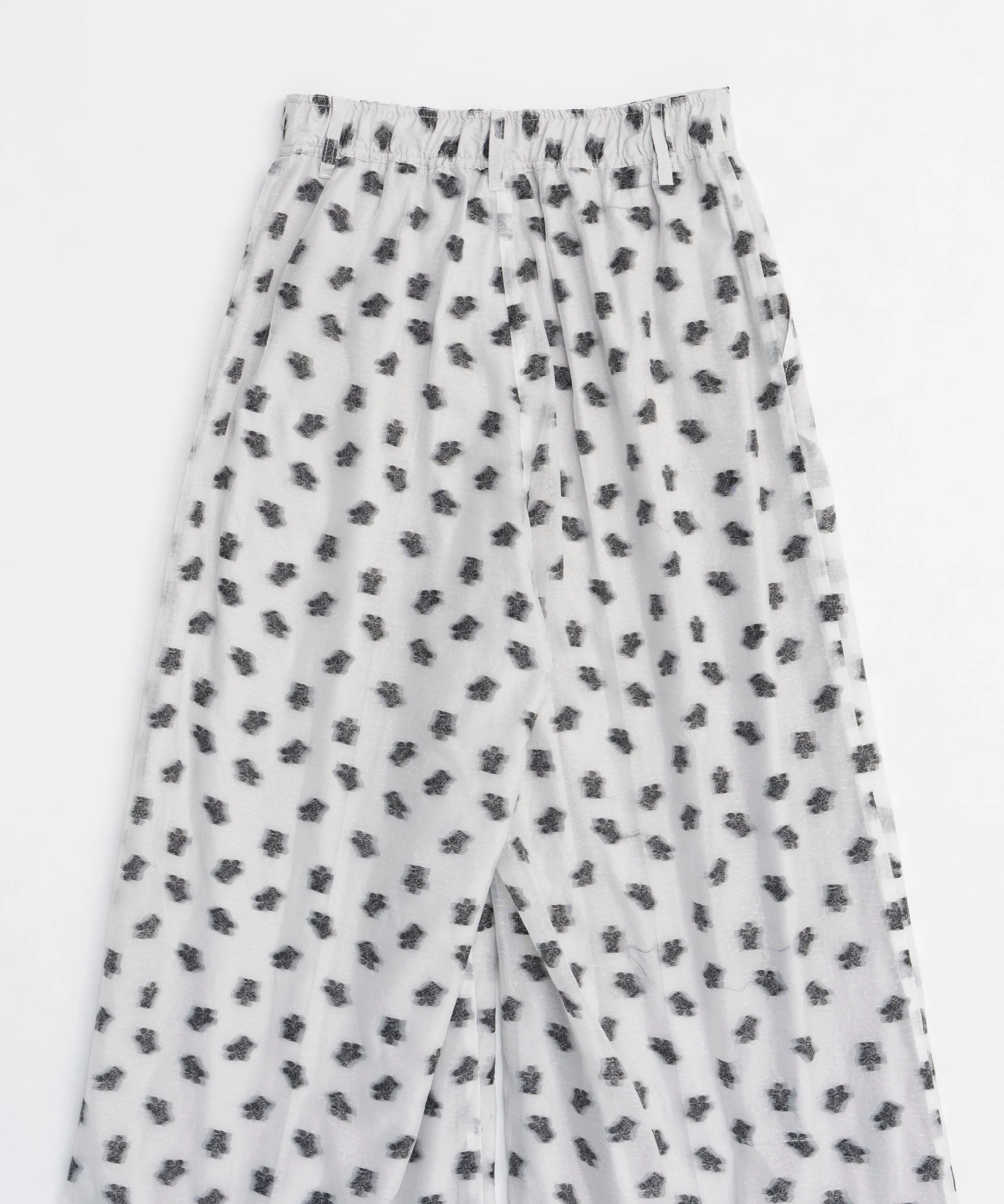 Sheer Jacquard Easy Pants