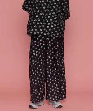 Sheer Jacquard Easy Pants