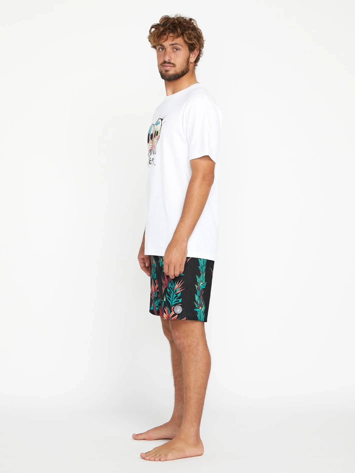 Short de bain V Ent Pepper Stoney 17" - BLACK