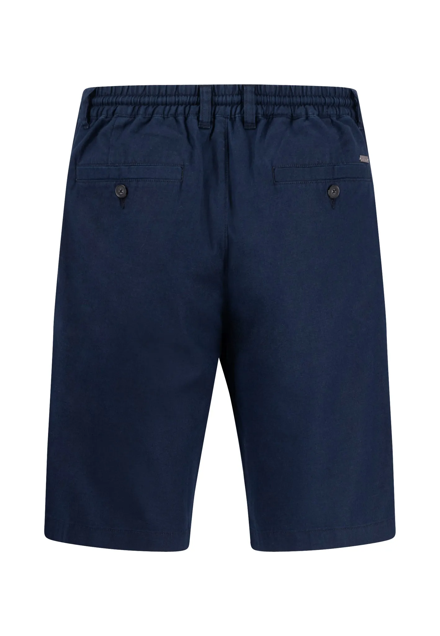 Shorts aus Baumwoll-Leinen-Mix mit Kordelzug