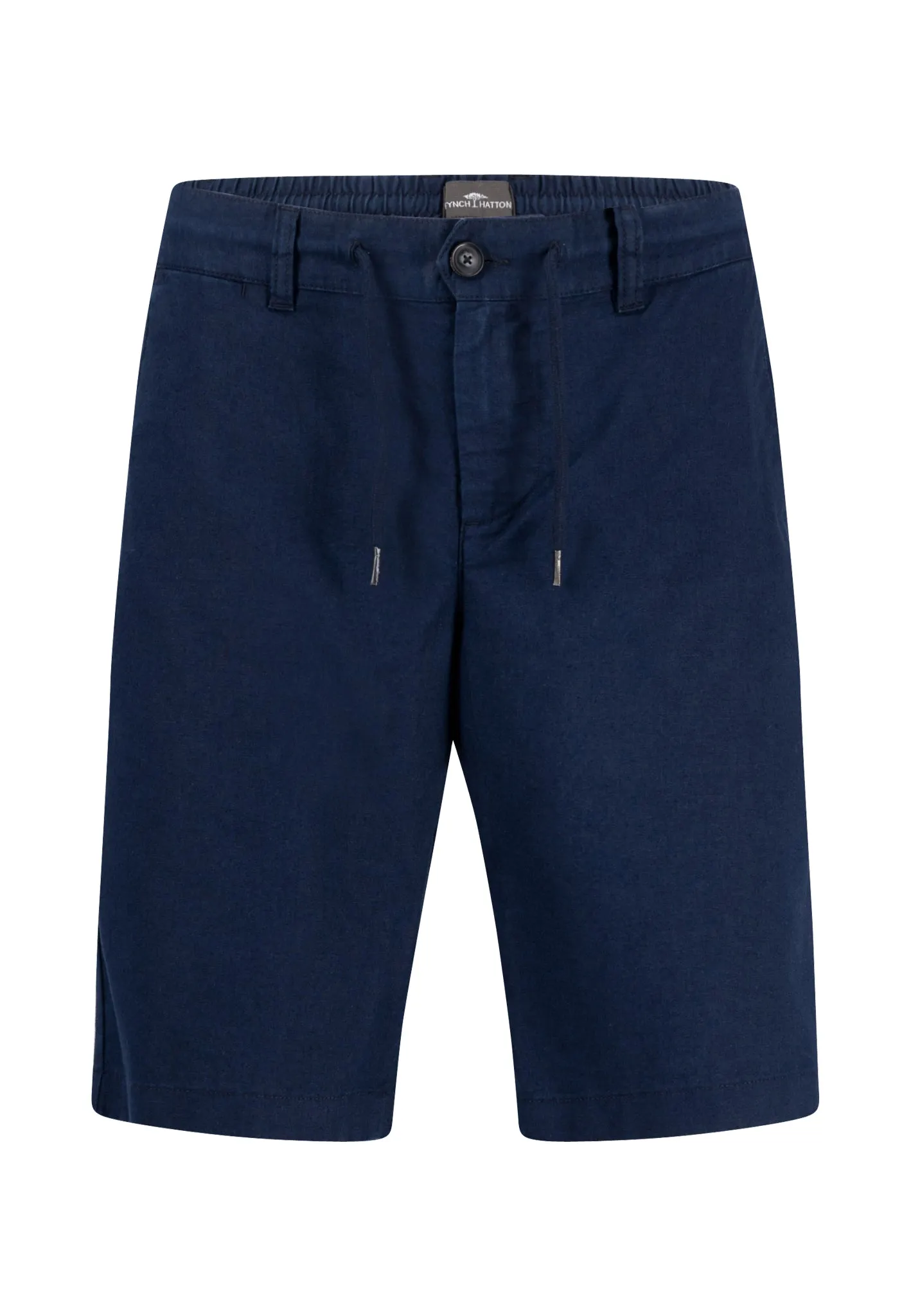 Shorts aus Baumwoll-Leinen-Mix mit Kordelzug