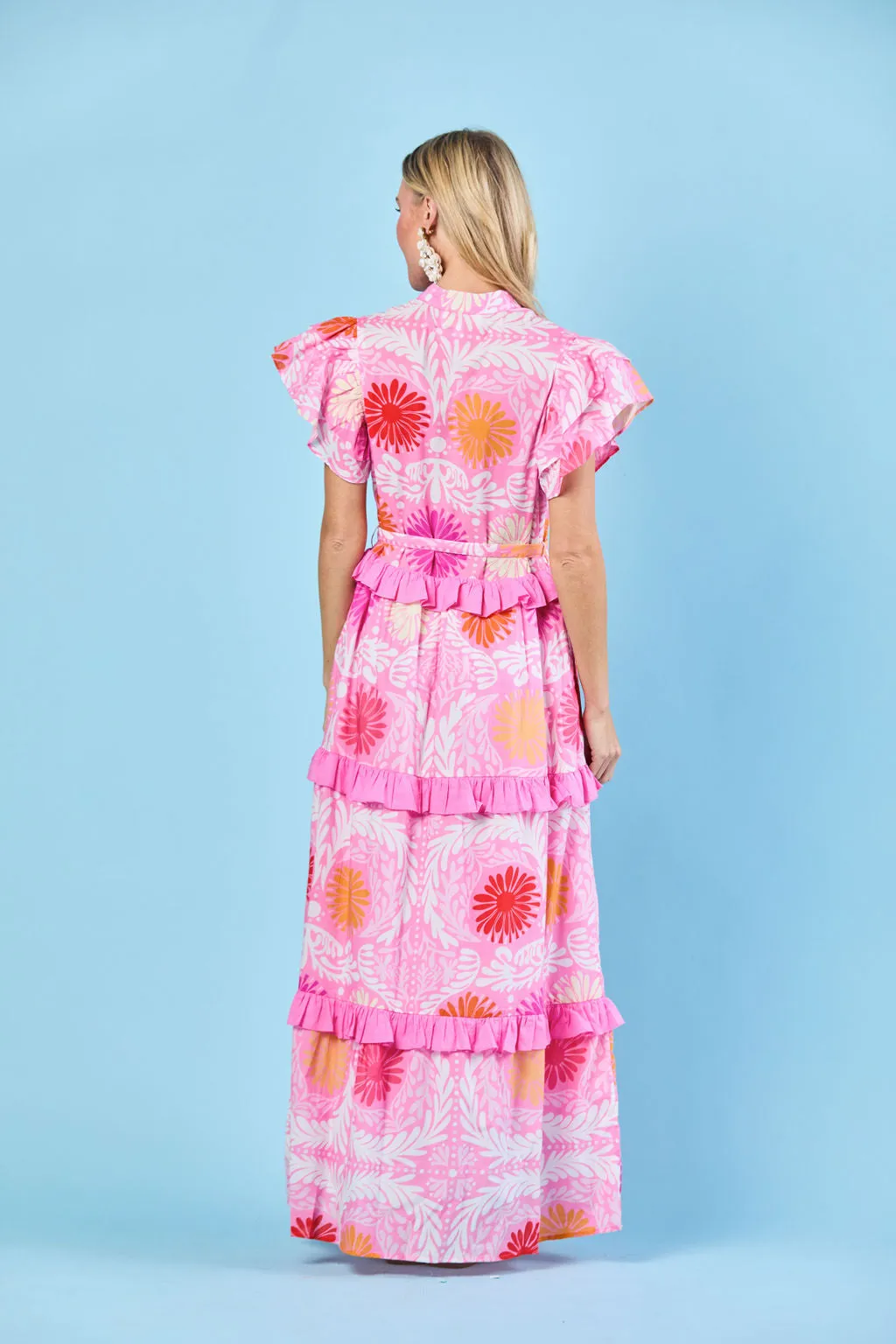 Sienna Dress in Blush Jardin