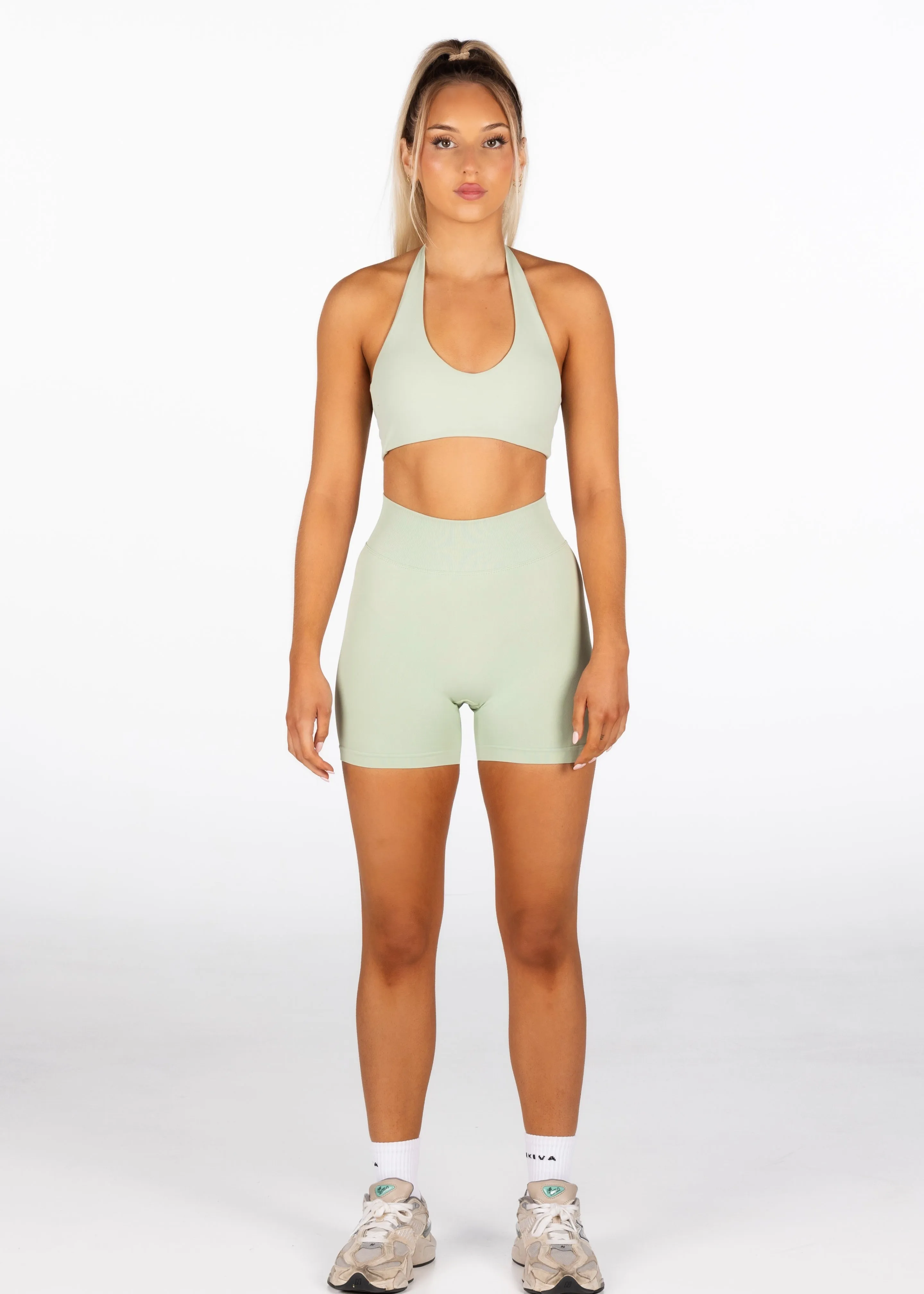 Signature Scrunch Shorts - Sage