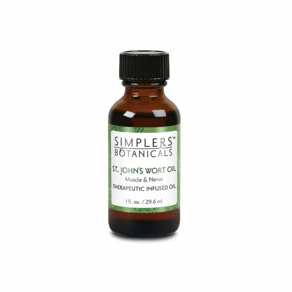 Simplers Botanicals Organic St. John's Wort Inf Oil 1 Oz