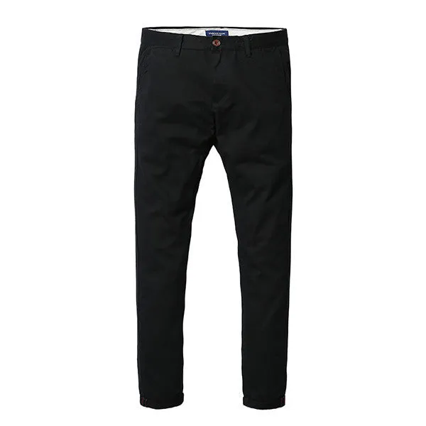 Simwood Autumn Winter Fashion Slim Straight Men Casual Pants Man Pocket Trousers Plus Size