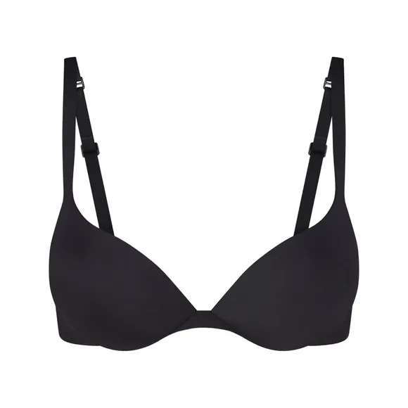 🖤SKIMS ULTIMATE  TEARDROP PUSH UP PLUNGE BRA IN ONYX 32C
