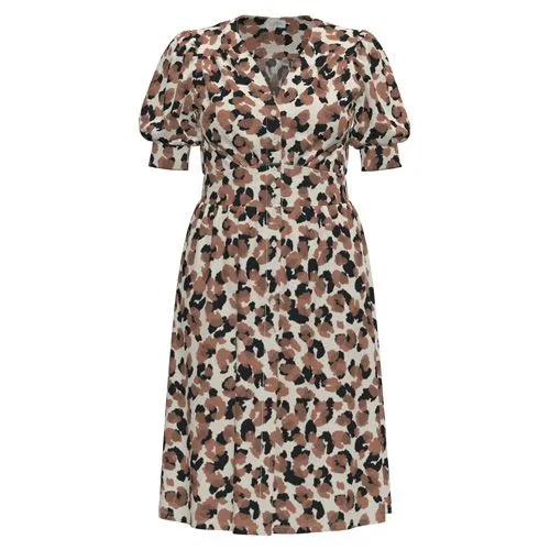Skyler - Cream Black Brown Cheetah Print