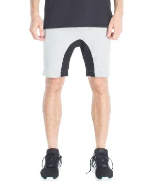 Slapshot Zip Short Grey Marle Black