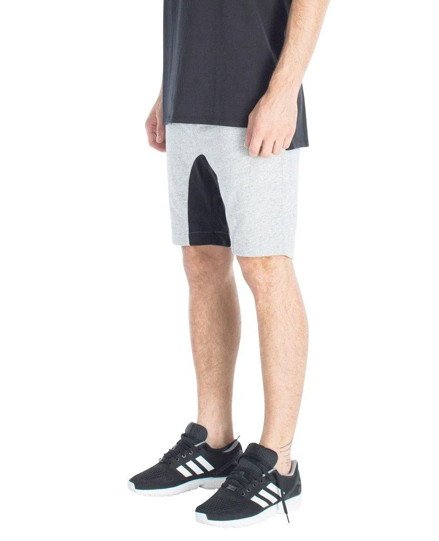 Slapshot Zip Short Grey Marle Black