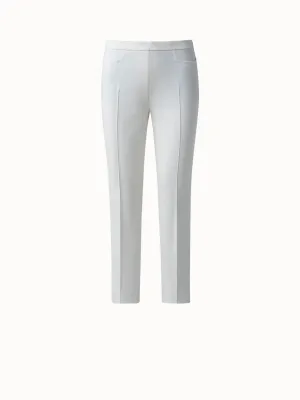 Slim Ankle-Length Cotton Techno Stretch Pants