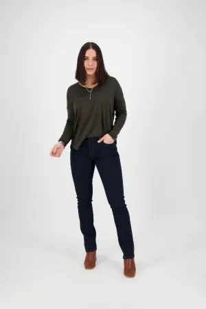Slim Leg Indigo Jean