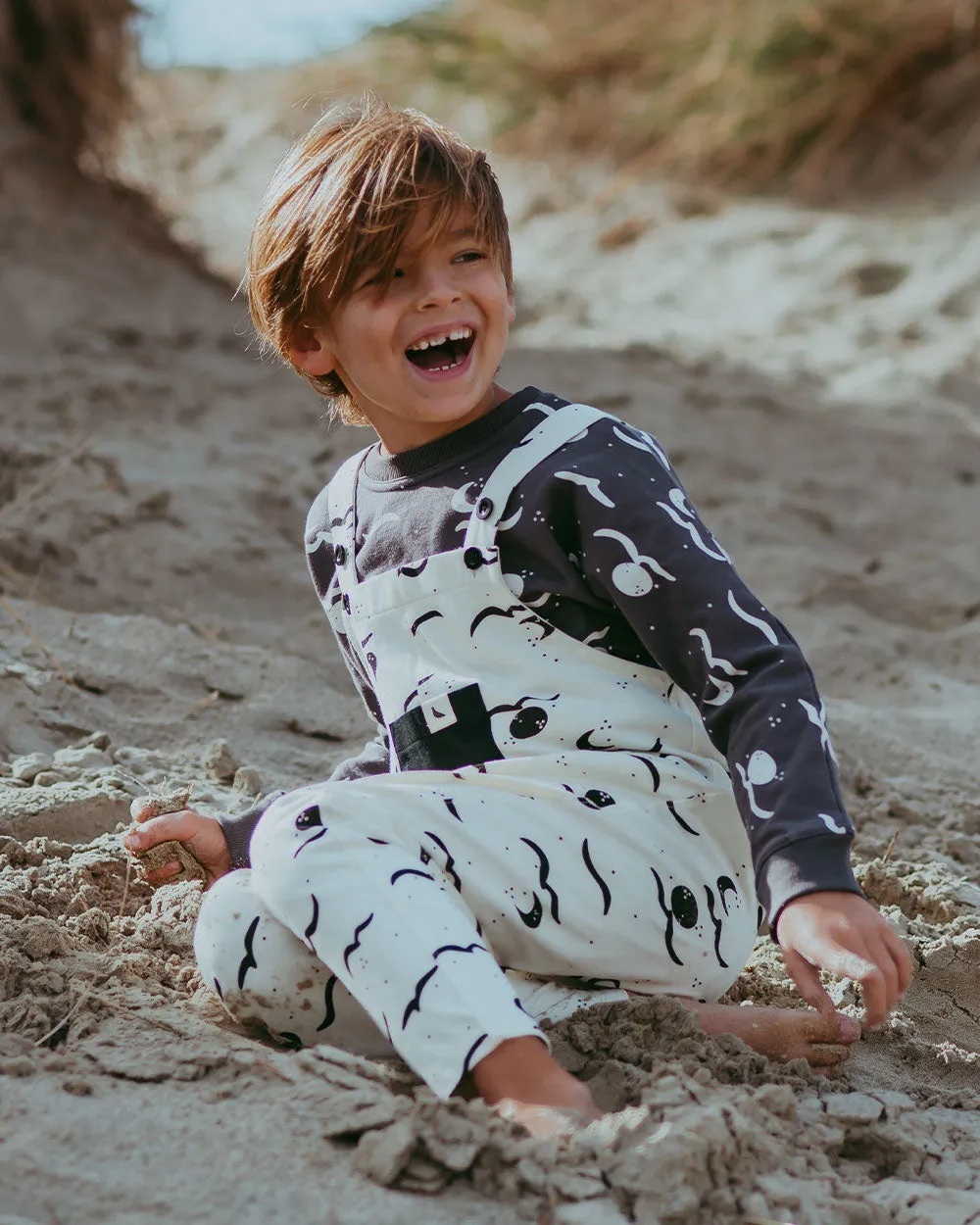 Snow Moon Wave Dungarees