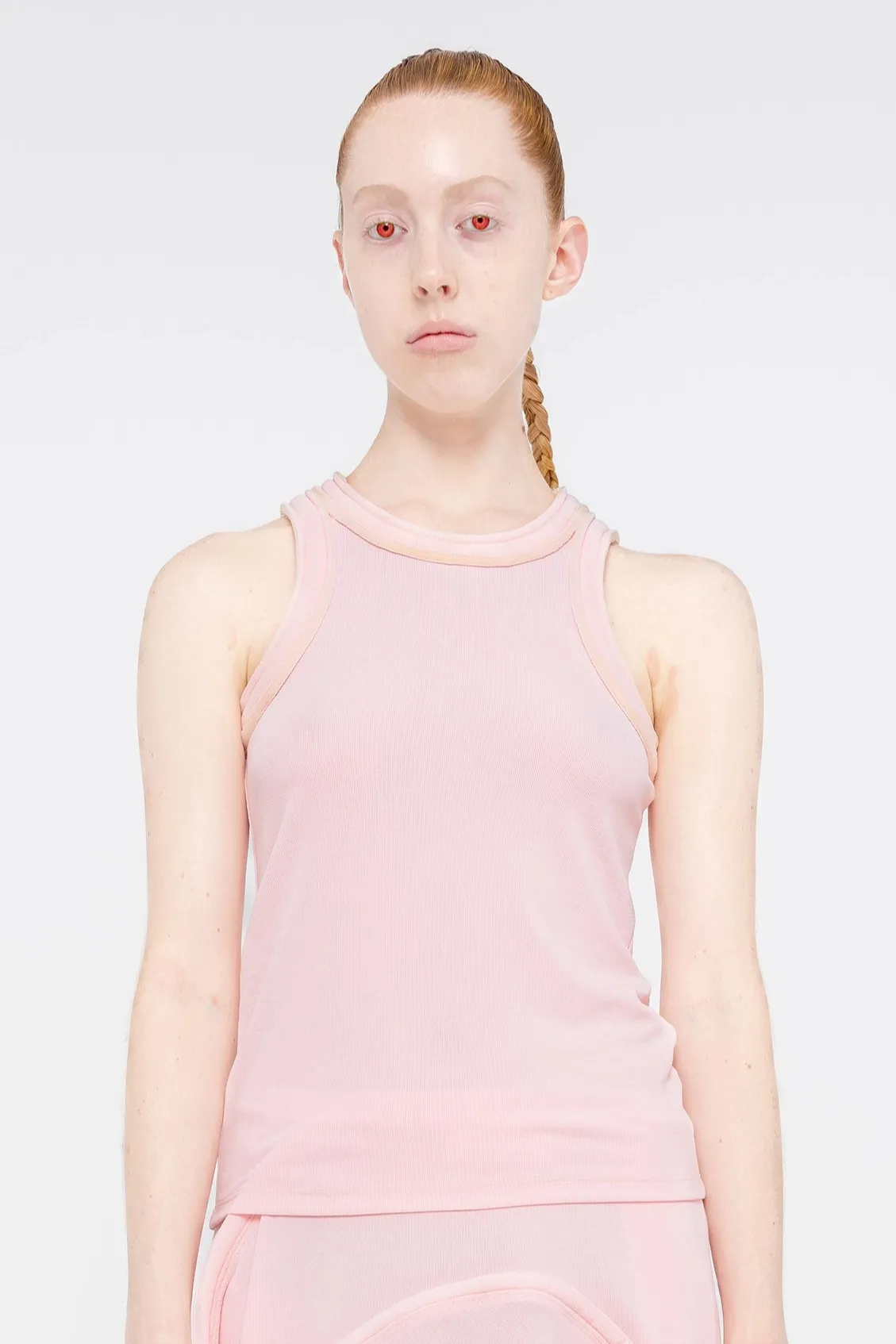 SOFT PINK FOAMY EDGE TANK