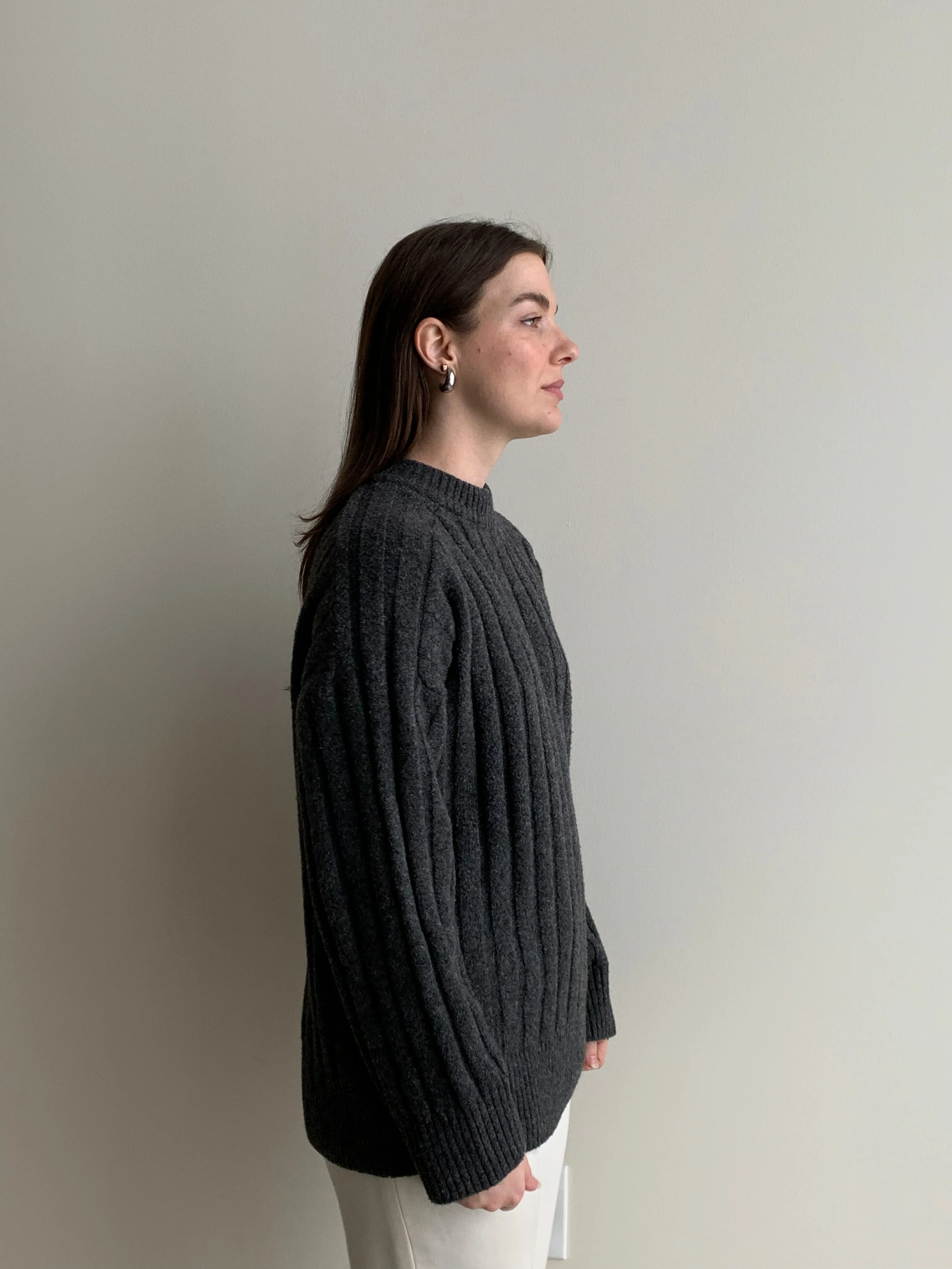soft ribbed sweater
